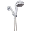 Whedon Champagne Massage Chrome Plastic 5 settings Handheld Showerhead 2.5 gpm