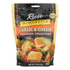 Reese Whole Grain Croutons - Garlic and Cheese - Case of 12 - 5 oz.