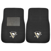 NHL - Pittsburgh Penguins Embroidered Car Mat Set - 2 Pieces