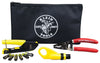 Klein Tools 12.60 in. L Black Coax Cable Installation Kit 12 Ga.