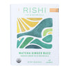 Rishi - Organic Tea - Matcha Ginger Buzz - Case of 6 - 15 Bags