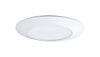 Halo Gloss White 6 in. W Plastic Shower Lens/Trim