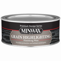 Minwax Design Series Grain Highlighting Matte N/A Water-Based Finishing Wax 8 oz (Pack of 4)