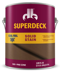 Superdeck Cool Feel Solid Pine Cone Acrylic Deck Stain 1 gal. (Pack of 4)