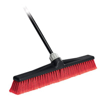 O-Cedar Maxi Lok Rough Surface Push Broom 24 in. W x 60 in. L Plastic (Pack of 4)