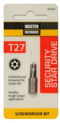 Torx Security Bit, TX27, 1-In.