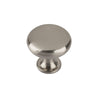 Bulldog Classic Round Cabinet Knob 1 in. D Satin Nickel 2 pk