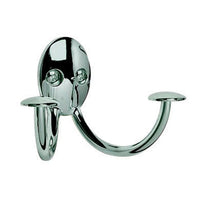 Spectrum 3.75 in. L Silver Steel Small Stratford Double Hook 1 pk