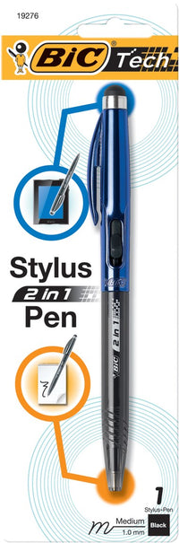 Bic BPSTP11-BLK 2 In 1 Stylus Pen                                                                                                                     