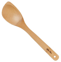 Helens Asian Kitchen 97054 12 Natural Bamboo Corner Spoon