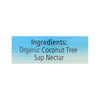 Coconut Secret - Raw Nectar - Coconut - Case of 12 - 12 Fl oz.