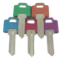 Ilco Weiser Cool Color Plastic Head Key Blank (Pack of 5)