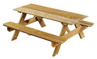 Georgia Vitrified Picnic Table 6' Yellow