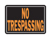 Hy-Ko English No Trespassing Sign Aluminum 9.25 in. H x 14 in. W (Pack of 12)