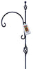 Gardman Black Steel 80 in. H Barley Twist Shepherd's Hook 1 pk (Pack of 4)