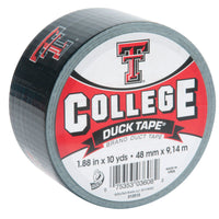 Duck College Logo Duct Tape High Performance 10 Yd. Texas Tech