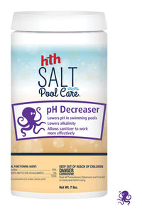 hth  Salt Pool Care  Granule  pH Minus  7 lb. (Pack of 2)