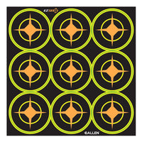 EZ See Aiming Dots, Adhesive, Black, 2-In., 12-Sheets