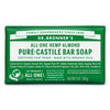 Dr. Bronner Organic Almond Scent Pure-Castile Bar Soap 5 oz (Pack of 12).