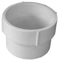 PVC Pipe Female Adapter, Hub x Female Iron Pipe,4-In.