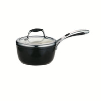 Ceramica Deluxe 1.5 Qt Ceramic Covered Sauce Pan - Black