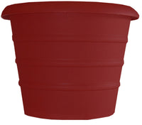 Akro Mils MSA08001F85 8" Red Marina Planter (Pack of 10)