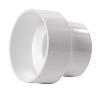 NDS Schedule 35 4 in.   Hub  T X 3 in.   D Hub  PVC Reducing Coupling