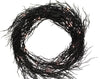 Sienna Black/Orange Battery Operated Halloween Wreath 4 W in. with Lights