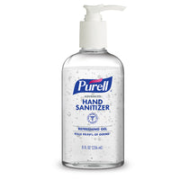 Purell Advanced Unscented Gel Hand Sanitizer 8 oz. (Pack of 12)