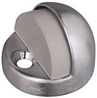 Floor Door Stop, High Dome, Chrome-Plated