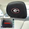 University of Georgia Embroidered Head Rest Cover Set - 2 Pieces