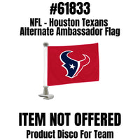 NFL - Houston Texans Red Ambassador Car Flags - 2 Pack