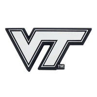 Virginia Tech 3D Chromed Metal Emblem