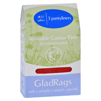 GladRags Pantyliner - Cotton - Color - 3 Pack