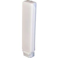 Prime-Line White Plastic Closet Door Guide 2 pc