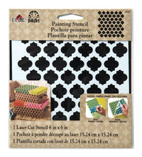 Plaid FolkArt Lattice Paste Stencil (Pack of 3)