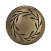 Amerock  Natures Splendor  Round  Cabinet Knob  1-5/16 in. Dia. 1-1/16 in. Elegant Brass  1 pk