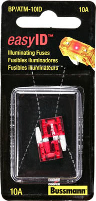 Red Mini Auto Fuse, 10A, 2-Pk.