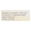 Theo Chocolate Organic Chocolate Bar - Classic - Dark Chocolate - 70 Percent Cacao - Orange - 3 oz Bars - Case of 12