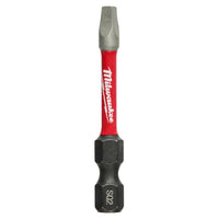 Milwaukee Shockwave Square #2 X 2 in. L Screwdriver Bit Steel 5 pk