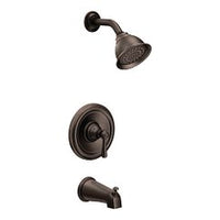 Oil rubbed bronze Posi-Temp(R) tub/shower