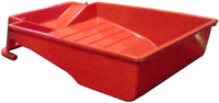 9-Inch Red Deep-Well Plastic Tray