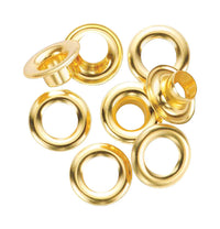 GRIP 1 in. Dia. x 1/2 in. Dia. Brass Grommet Kit 12 pk