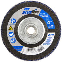 Norton BlueFire 4-1/2 in. D X 5/8-11 in. Zirconia R884P Flap Disc 40 Grit 1 pk