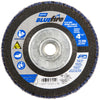 Norton BlueFire 4-1/2 in. D X 5/8-11 in. Zirconia R884P Flap Disc 40 Grit 1 pk