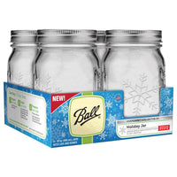 Ball Keepsake Collectibles Regular Mouth Canning Jar 16 oz 4 pk (Pack of 4)