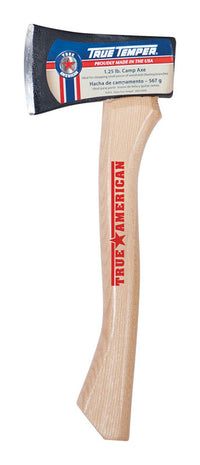 Ames  True American  14 in. L x 1-1/4 lb.  Forged Steel  Camp Axe