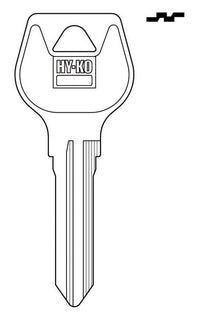 Hy-Ko Traditional Key Automotive Key Blank Single sided For Mazda 1982 and Older Ignitions (Pack of 10)