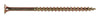 Wood Screws, Phillips, Gold, 1-5/8-In. x #6, 1-Lb.