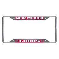 University of New Mexico Metal License Plate Frame